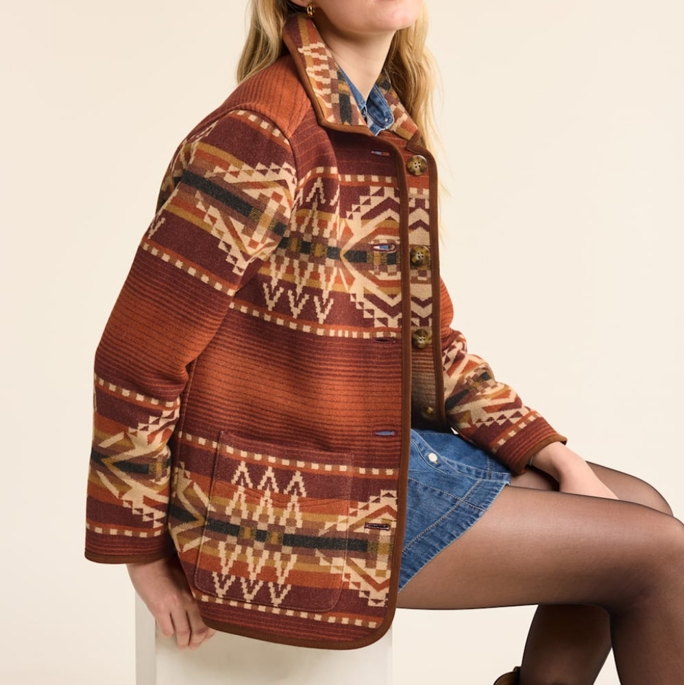 Pendleton Beacon Rock Wool Reversible Chore Coat - image 1